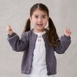 プティマイン(petit main)のいちご刺しゅう長袖T6