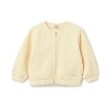 プティマイン(petit main)の【リンク/花粉防止】ハートzip羽織り(キッズサイズ) イエロー(031)