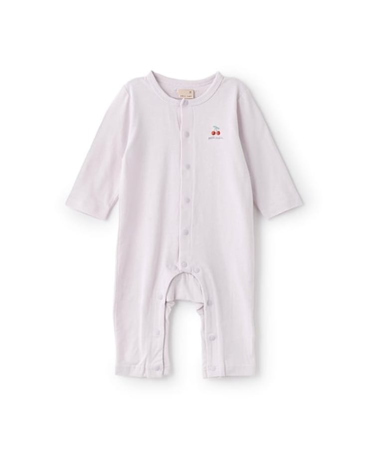 プティマイン(petit main)の【GOODPRICE】長袖カバーオール ラベンダー(080)