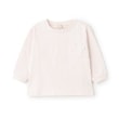 プティマイン(petit main)の【GOODPRICE】無地長袖Tシャツ ライトピンク(070)