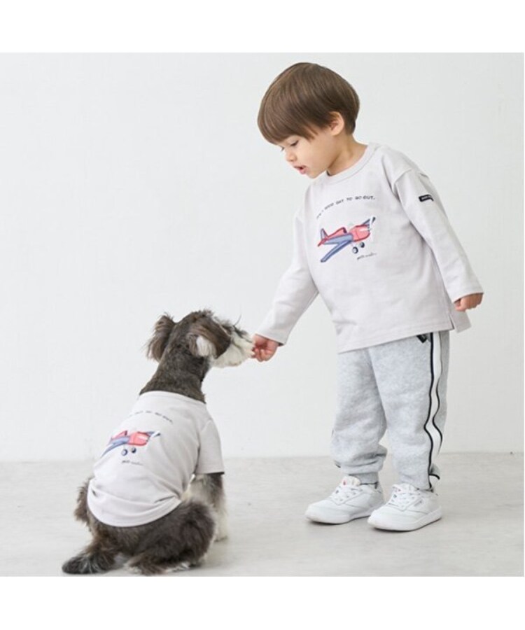 プティマイン(petit main)の【リンク】【DOG】乗り物アップリケTシャツ10