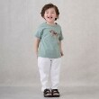 プティマイン(petit main)の【リンク】セミカーブストレッチパンツ(キッズ) アイボリー(104)