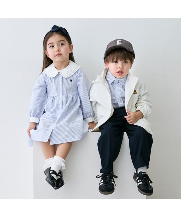 プティマイン(petit main)の【POLO BCS】シャツワンピース6