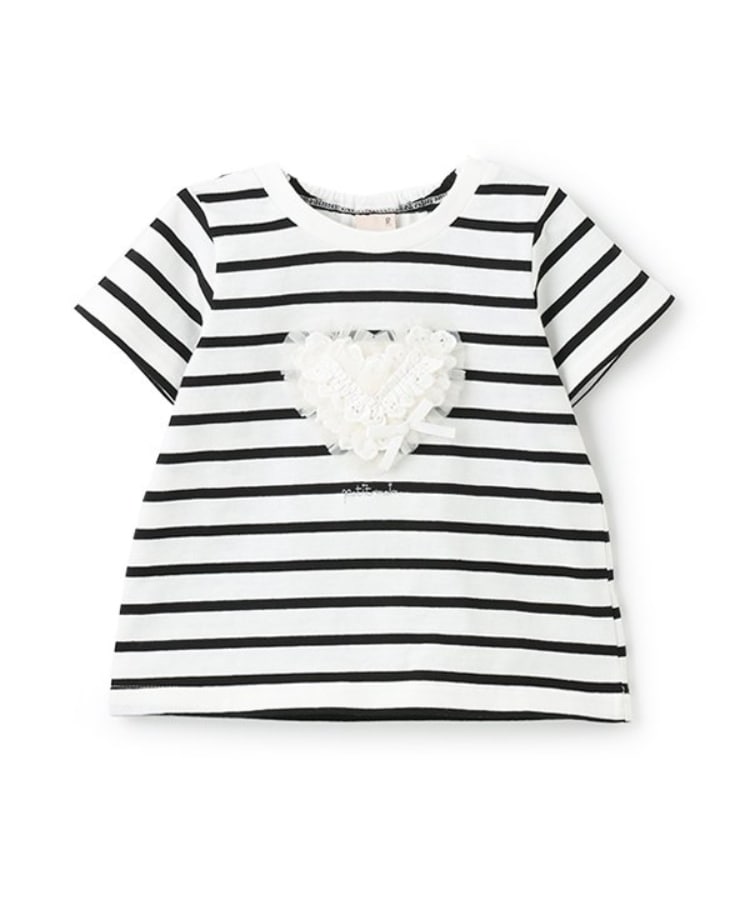 プティマイン(petit main)の【リンク】アソートモチーフTシャツ(キッズ) ブラック(219)