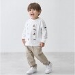 プティマイン(petit main)の【POLO BCS】くまロゴ刺しゅう長袖Tシャツ5