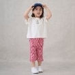 プティマイン(petit main)の【タフニー】7分丈フリルパンツ レッド(061)