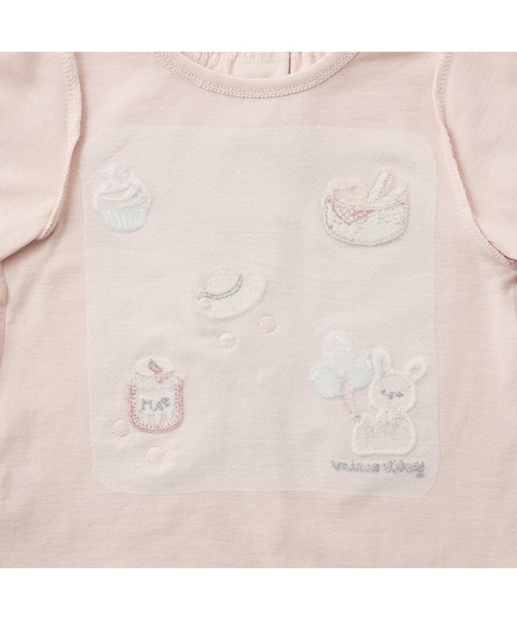 プティマイン(petit main)のpuputeteアップリケTシャツ10