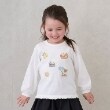 プティマイン(petit main)のpuputeteアップリケTシャツ1