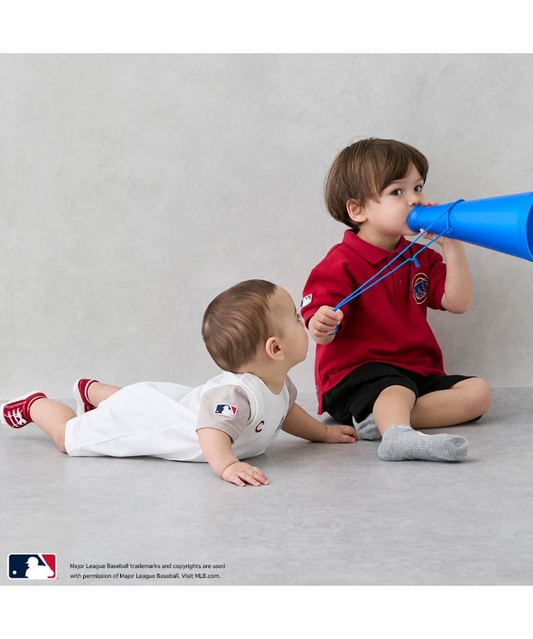 プティマイン(petit main)の【MLB】ワッペンカバーオール7