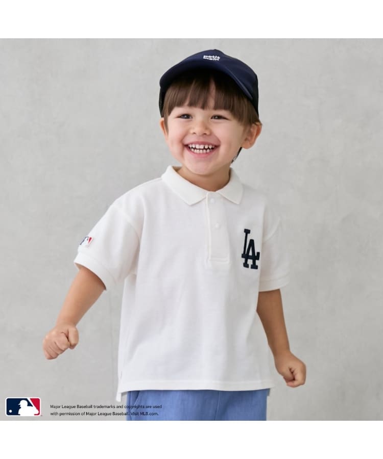 プティマイン(petit main)の【MLB】ポロシャツ ホワイト(101)
