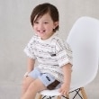 プティマイン(petit main)の【防汚加工】マルチボーダー半袖Tシャツ4
