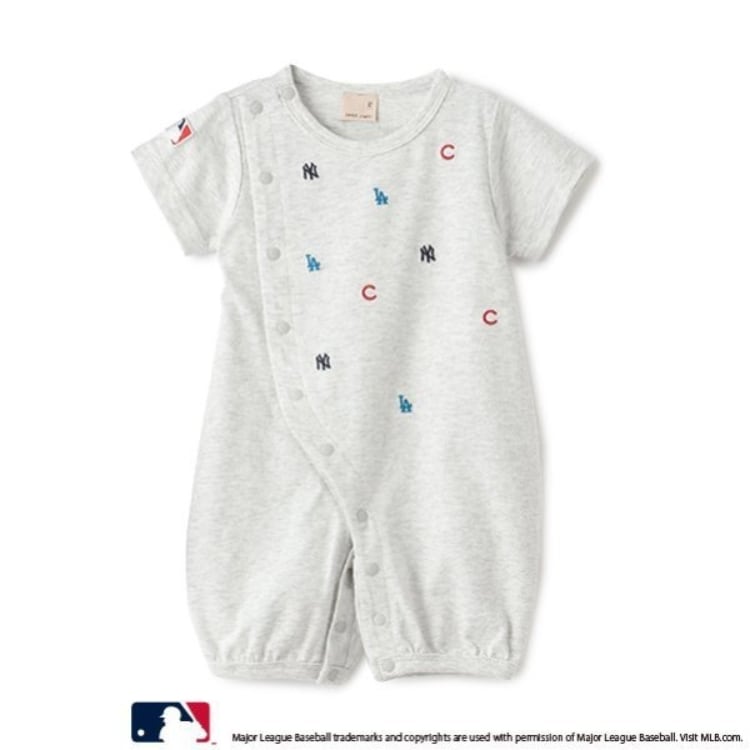 プティマイン(petit main)の【MLB】チーム刺しゅう2WAYオール ロンパース・カバーオール(ベビー)