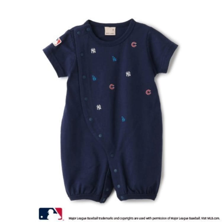 プティマイン(petit main)の【MLB】チーム刺しゅう2WAYオール ロンパース・カバーオール(ベビー)
