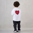 プティマイン(petit main)の【防汚加工】背中ハート半袖Tシャツ5