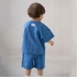 プティマイン(petit main)の布帛半袖セットアップ3