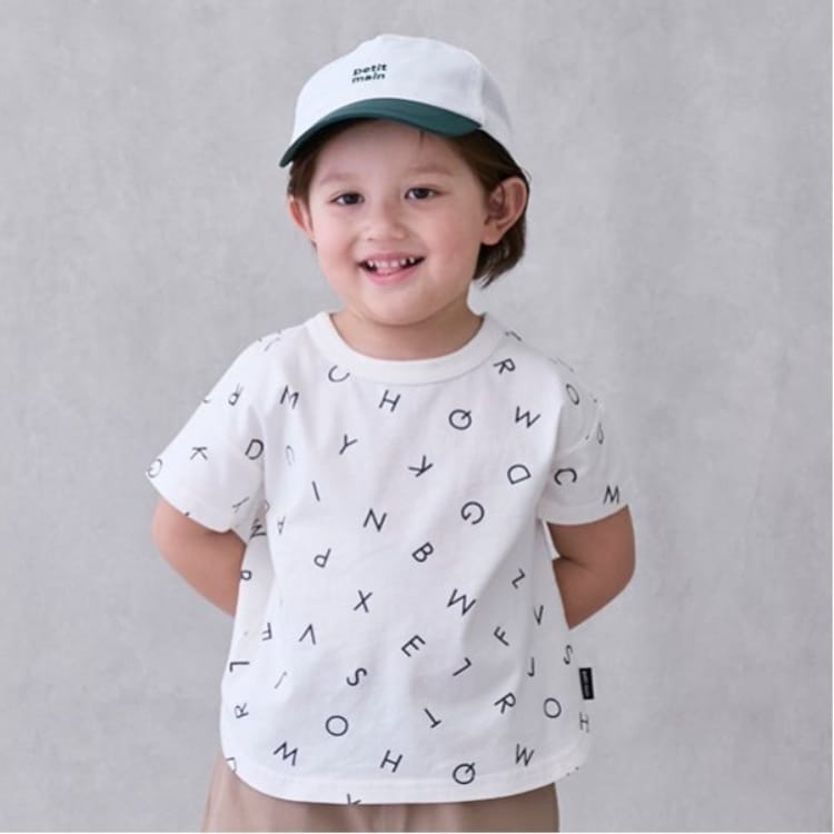 プティマイン(petit main)の【GOODPRICE冷感】総柄半袖Tシャツ Ｔシャツ