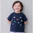 プティマイン(petit main)の【接触冷感】働く車刺しゅう半袖Tシャツ チャコールグレー(013)