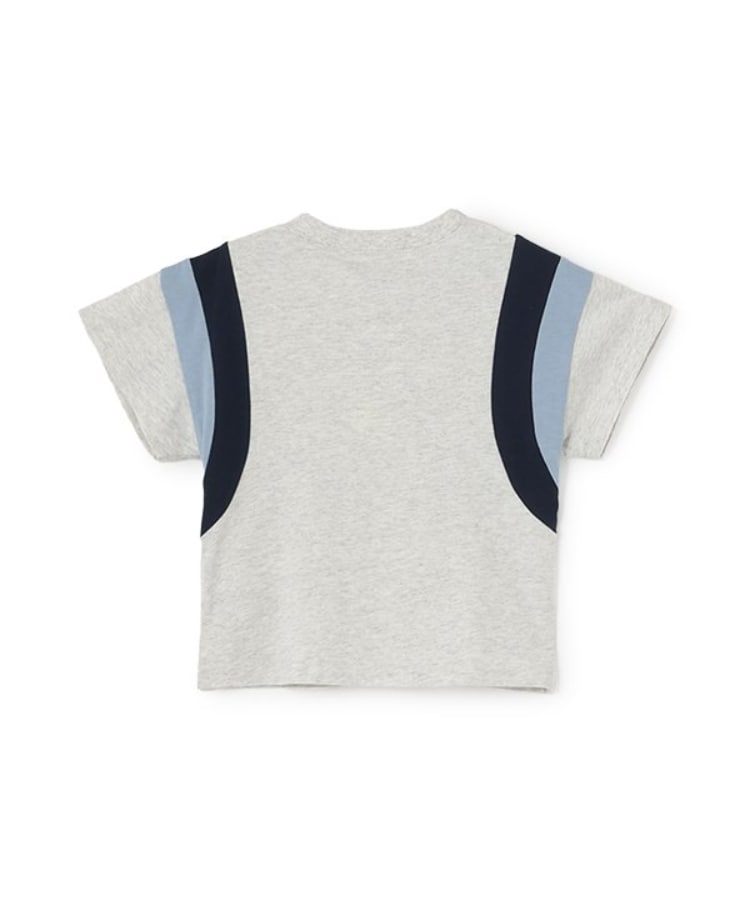 プティマイン(petit main)の【接触冷感】袖ライン配色半袖Tシャツ3