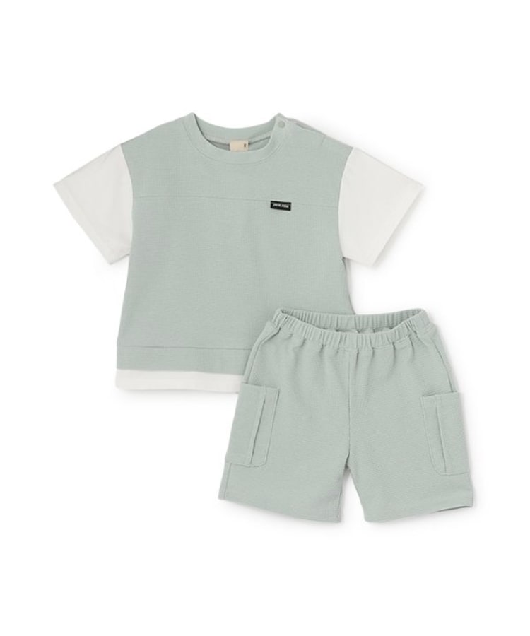 プティマイン(petit main)の【接触冷感】ドッキングカットセットアップ4