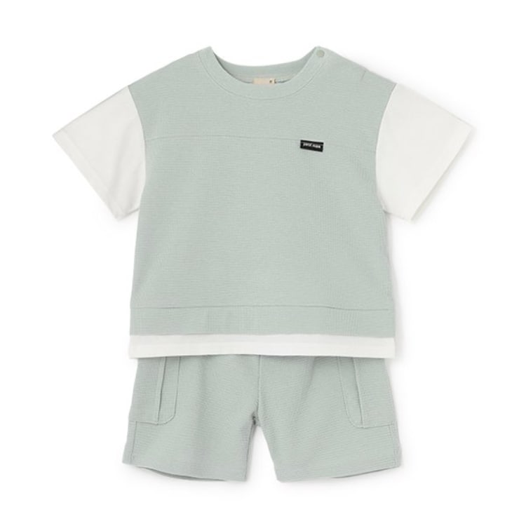 プティマイン(petit main)の【接触冷感】ドッキングカットセットアップ セットアップ