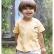 プティマイン(petit main)の【GOODPRICE冷感】刺しゅう半袖Tシャツ ライトイエロー(030)