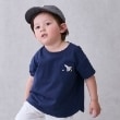 プティマイン(petit main)の【GOODPRICE冷感】刺しゅう半袖Tシャツ ネイビー(094)