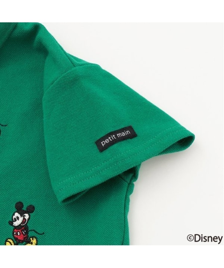プティマイン(petit main)の【Disney】ミッキー/刺しゅう半袖ポロ15