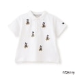 プティマイン(petit main)の【Disney】ミッキー/刺しゅう半袖ポロ アイボリー(104)