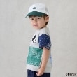 プティマイン(petit main)の【Disney】パッチワーク半袖Tシャツ2