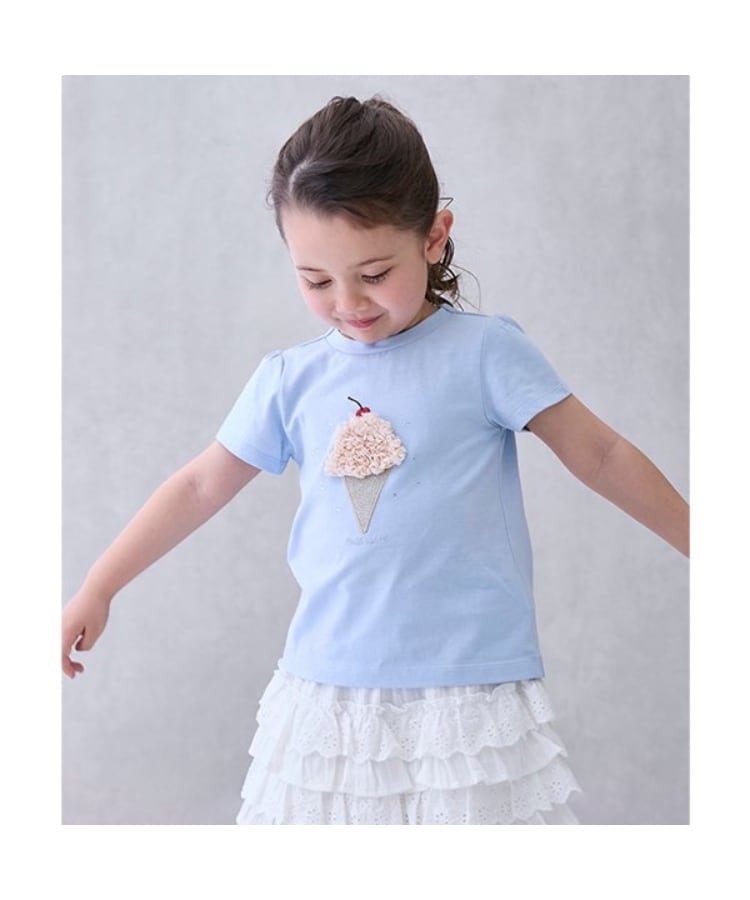 プティマイン(petit main)の【防汚/リンク】キラキラモチーフTシャツ7