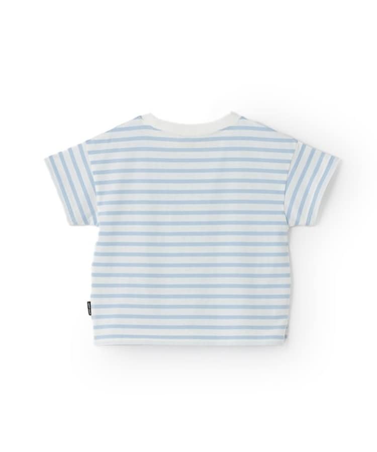 プティマイン(petit main)の【GOODPRICE冷感】ボーダー半袖Tシャツ1
