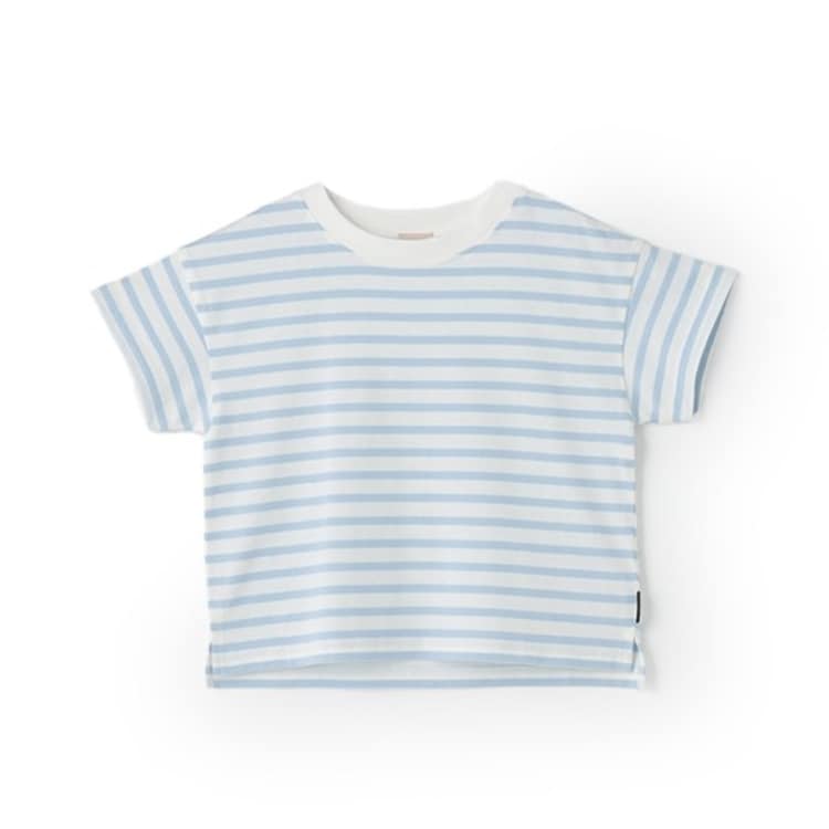 プティマイン(petit main)の【GOODPRICE冷感】ボーダー半袖Tシャツ