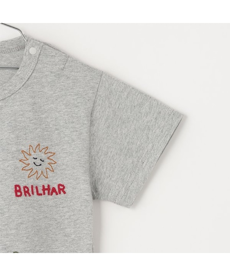 プティマイン(petit main)の【接触冷感】モチーフロゴ刺しゅう半袖Tシャツ8