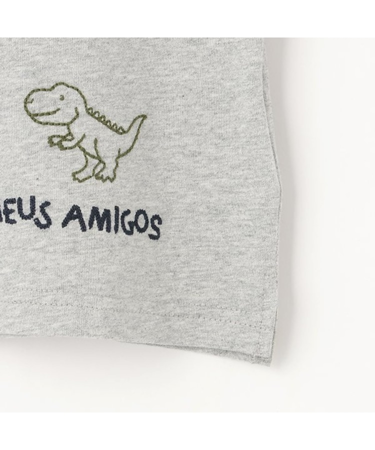 プティマイン(petit main)の【接触冷感】モチーフロゴ刺しゅう半袖Tシャツ9