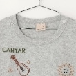 プティマイン(petit main)の【接触冷感】モチーフロゴ刺しゅう半袖Tシャツ5