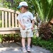 プティマイン(petit main)の【プティプラ】BOYSハーフパンツ ライトイエロー(030)