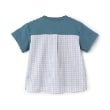 プティマイン(petit main)のギンガムポケット半袖Tシャツ3