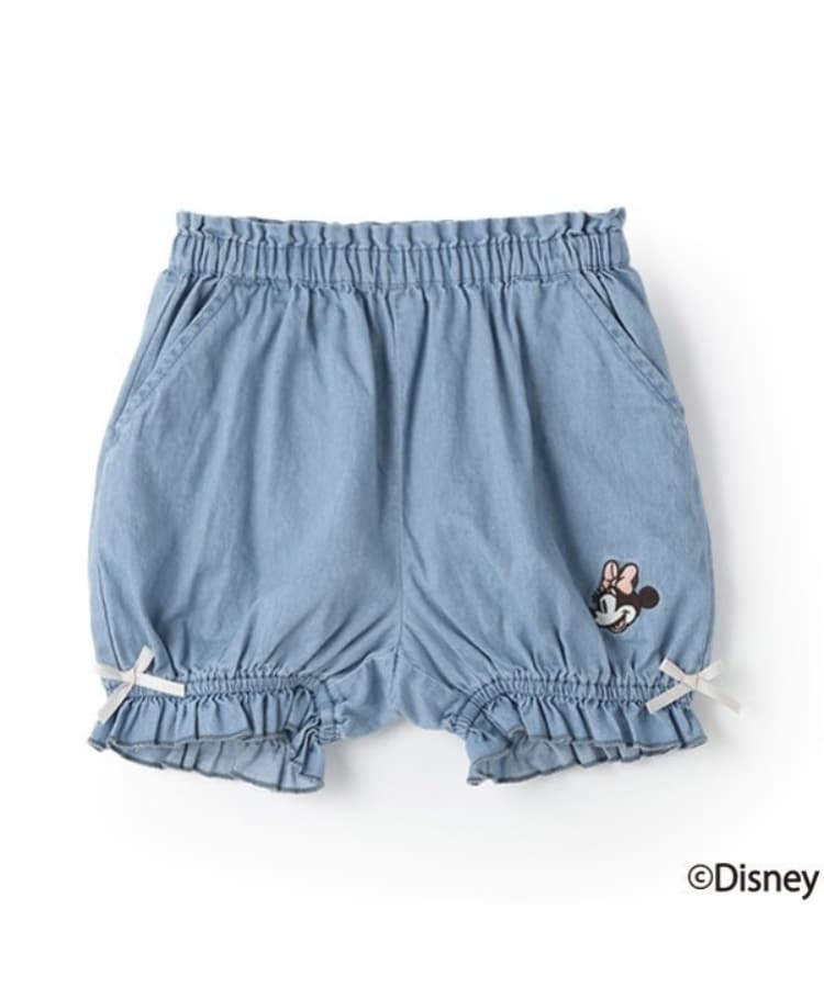 プティマイン(petit main)の【Disney】ミニー/バルーンパンツ サックスブルー(090)