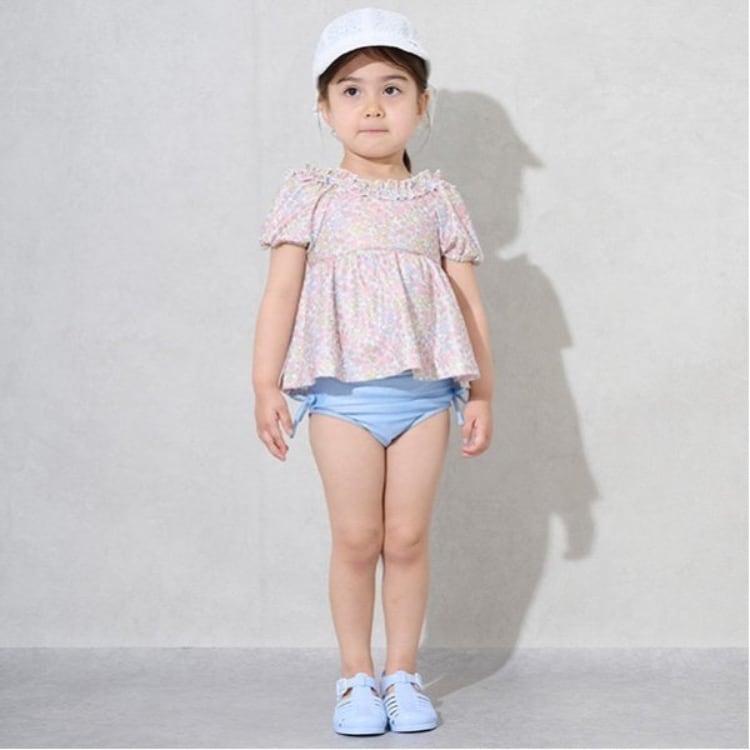 プティマイン(petit main)の【一部WEB限定カラー】【SWIM】パフスリーブタンキニ その他