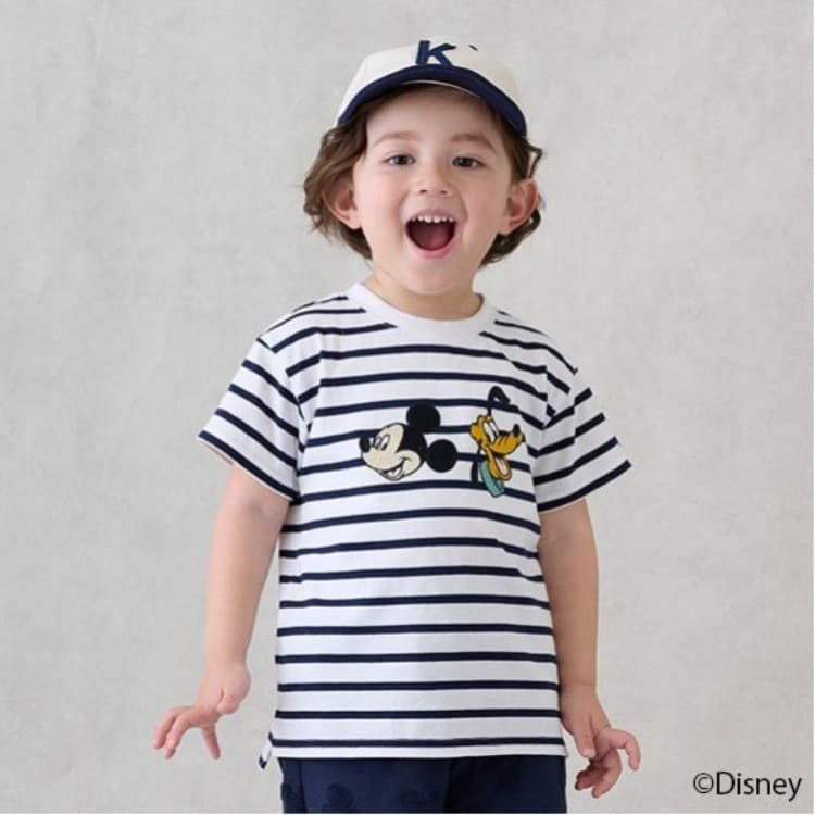 プティマイン(petit main)の【Disney】モチーフキャラ半袖Tシャツ Ｔシャツ