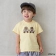 プティマイン(petit main)の【Disney】モチーフキャラ半袖Tシャツ ライトイエロー(030)