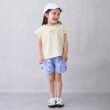 プティマイン(petit main)のハートくり抜きショートパンツ サックスブルー(090)