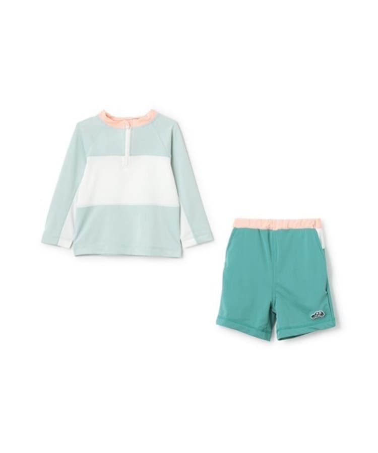 プティマイン(petit main)の【SWIM】BOYSバイカラーセットアップ水着4