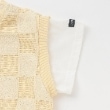 プティマイン(petit main)のスクエア刺しゅうドッキング半袖Tシャツ8