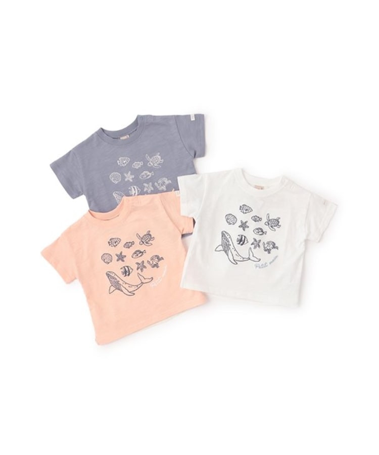 プティマイン(petit main)の【接触冷感】海刺しゅう半袖Tシャツ(キッズサイズ)15