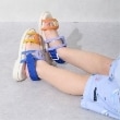 プティマイン(petit main)の配色クリアサンダル2