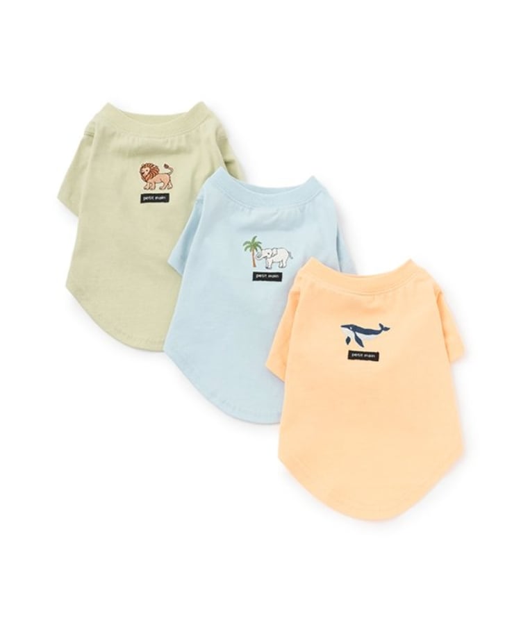 プティマイン(petit main)の【リンク】【DOG】【接触冷感】刺しゅう半袖Tシャツ15