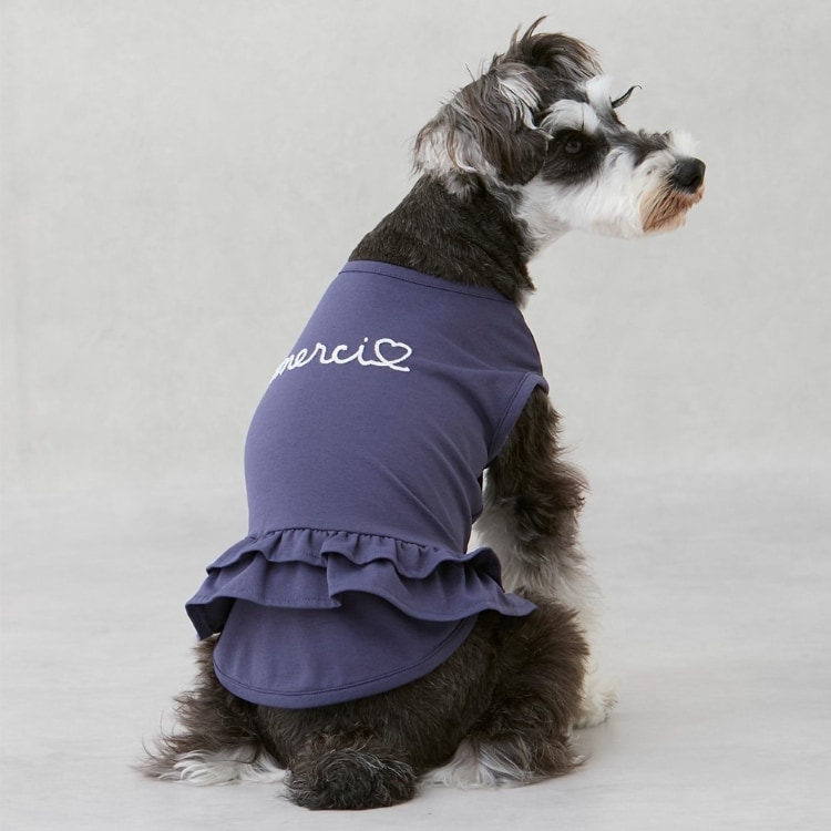 プティマイン(petit main)の【リンク】【DOG】【水陸】フリルタンク ペットウェア