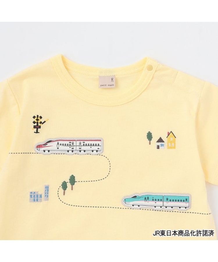プティマイン(petit main)の【新幹線】線路半袖Tシャツ6