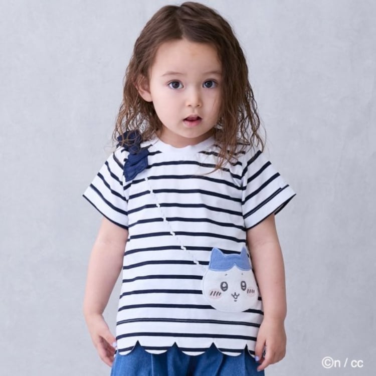 プティマイン(petit main)の【ちいかわ】ポシェット半袖T Ｔシャツ